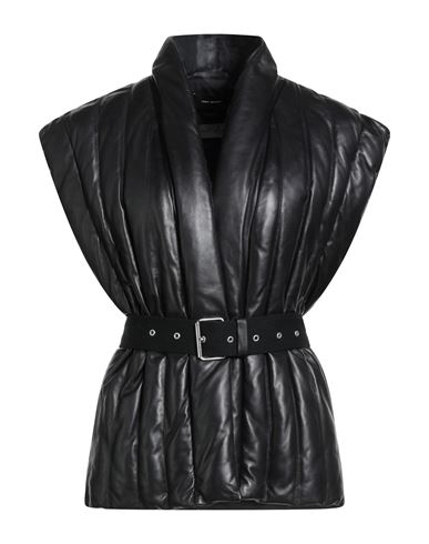 Isabel Marant Woman Jacket Black Size 4 Lambskin, Polyester, Polypropylene In Black