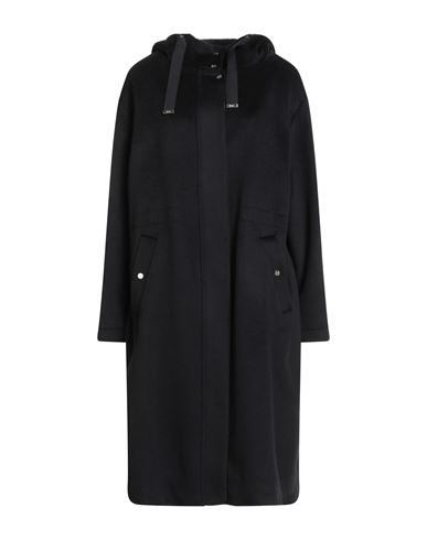 Herno Woman Coat Black Size 12 Virgin Wool