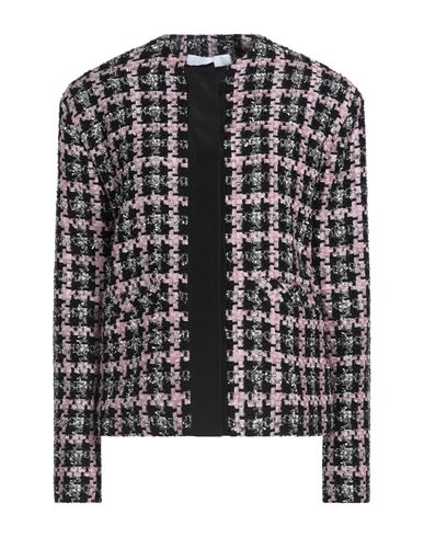 Msgm Woman Jacket Pink Size 4 Cotton, Polyamide, Synthetic Fibers, Wool, Metallic Fiber In Pink