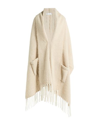 Biancalancia Woman Cape Sand Size Onesize Alpaca Wool, Polyamide In Neutral