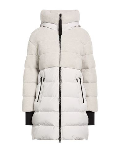 Herno Laminar Woman Puffer Light Grey Size 8 Polyester, Ptfe - Polytetrafluoroethylene, Polyurethane In Gray