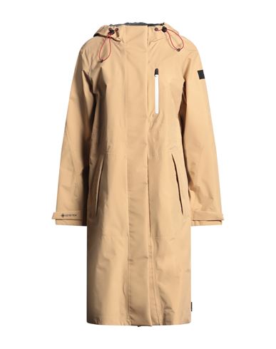 Peuterey Woman Overcoat & Trench Coat Beige Size 8 Polyester, Polyamide, Elastane In Neutral