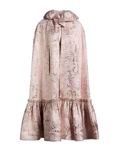 Dolce & Gabbana Woman Cape Pink Size 2 Polyester, Polyamide, Silk In Pink