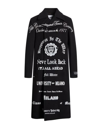 Msgm Mantel  Herren Farbe Schwarz In Black