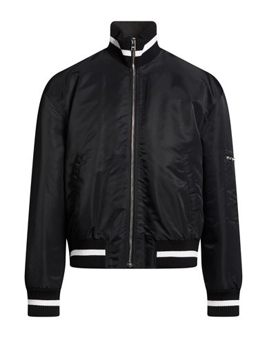 Msgm Man Puffer Black Size 42 Polyamide In Black