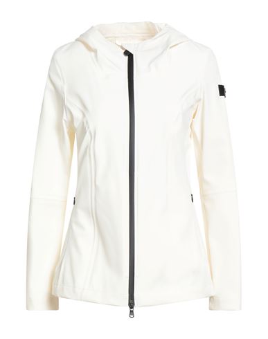 Peuterey Woman Jacket Ivory Size 10 Polyamide, Polyester, Elastane In White