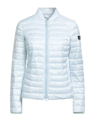 Peuterey Woman Puffer Sky Blue Size 12 Polyester In Blue