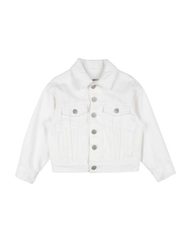 Mm6 Maison Margiela Toddler Denim Outerwear White Size 6 Cotton In White