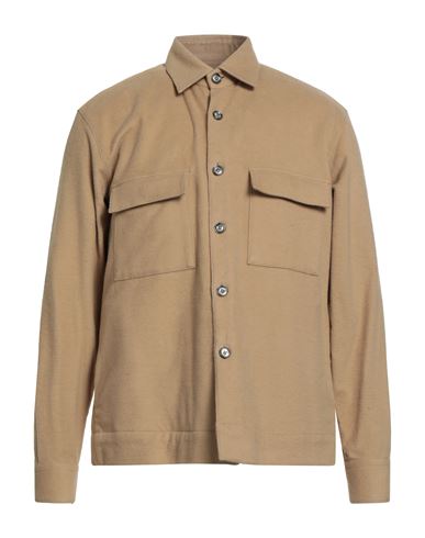 Xacus Man Jacket Sand Size M Cotton In Brown