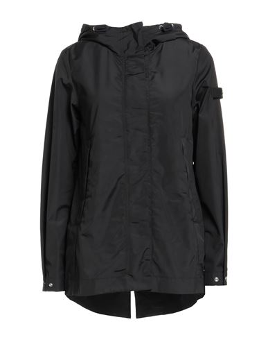 Peuterey Woman Overcoat & Trench Coat Black Size 8 Polyester In Black