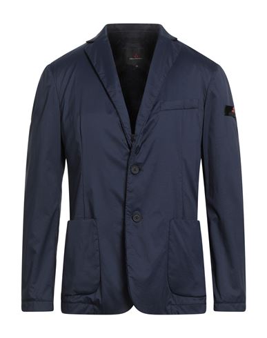 Peuterey Man Blazer Navy Size L Polyamide In Blue