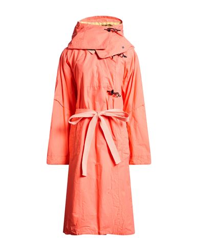 Barbour International X Roksanda Woman Overcoat & Trench Coat Orange Size 14 Cotton In Orange
