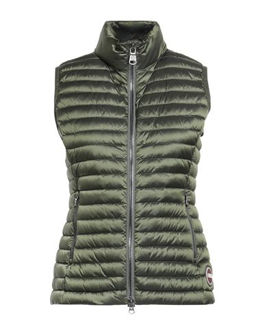 Colmar Woman Vest Military Green Size 12 Polyamide In Green