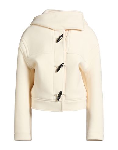 Jacquemus Woman Coat Ivory Size 8 Virgin Wool In White
