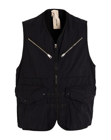 Ten C Man Vest Black Size 36 Polyamide, Cotton