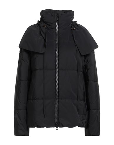 Tod's Woman Puffer Black Size 6 Polyamide, Viscose, Synthetic Fibers In Black