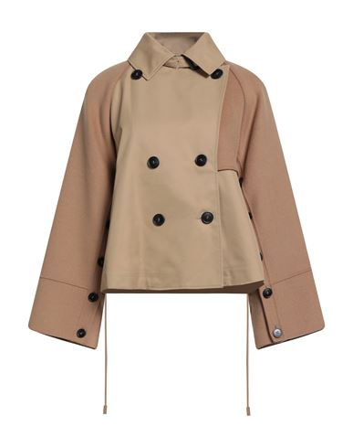 Weekend Max Mara Woman Coat Camel Size 2 Cotton, Polyester, Virgin Wool, Polyamide In Neutral