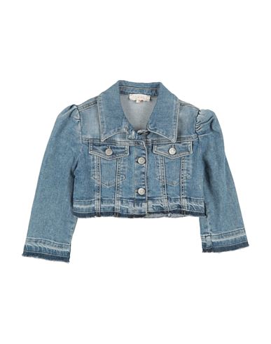 Please Babies'  Toddler Girl Denim Outerwear Blue Size 4 Cotton, Elastane