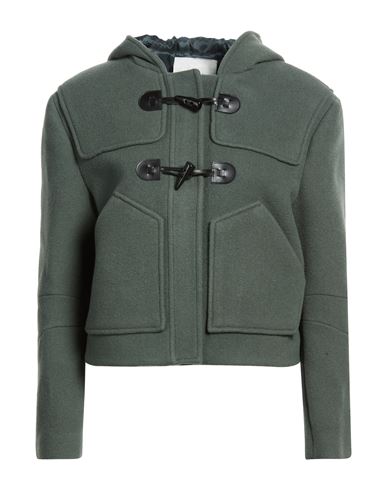 Ba&sh Ba & Sh Woman Coat Military Green Size 3 Wool, Polyamide