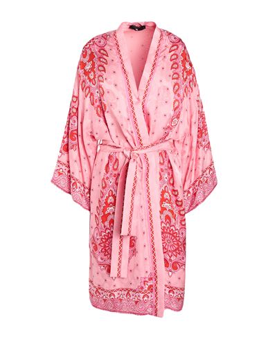 Etro Woman Overcoat & Trench Coat Pink Size L Viscose, Silk