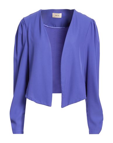 Toy G. Woman Jacket Slate Blue Size 12 Polyester, Elastane