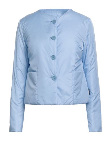Aspesi Woman Jacket Light Blue Size M Polyamide