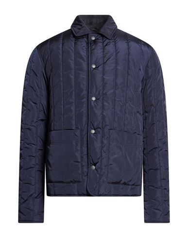Montedoro By Slowear Man Puffer Navy Size 44 Polyamide In Blue