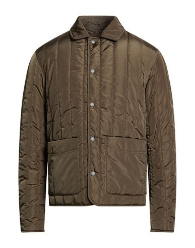 Montedoro By Slowear Man Puffer Military Green Size 44 Polyamide In Brown