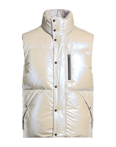 Herno Laminar Man Vest Silver Size 40 Polyamide