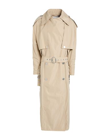 Jil Sander Woman Overcoat & Trench Coat Beige Size S Polyester In Neutral