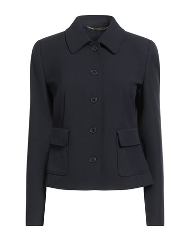 Nvsco 2107 Woman Jacket Midnight Blue Size 10 Polyester, Viscose, Cotton, Elastane