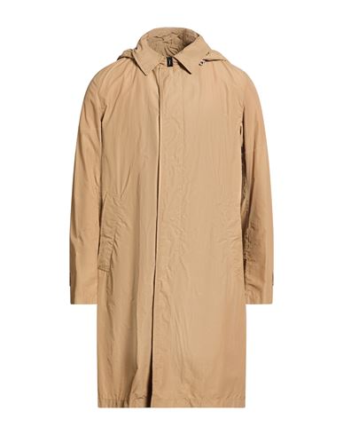 Herno Man Overcoat & Trench Coat Sand Size 44 Polyamide, Cotton, Polyester In Brown