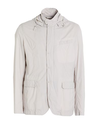Herno Man Jacket Light Grey Size 46 Polyamide, Elastane In White