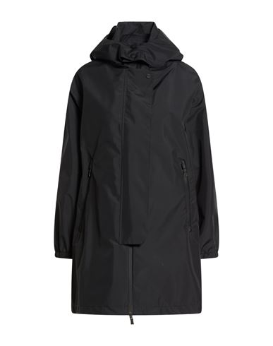 Herno Laminar Woman Overcoat & Trench Coat Black Size 6 Polyester, Polyurethane