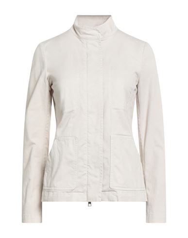 Bazar Deluxe Woman Jacket Beige Size 4 Cotton, Elastane In Neutral