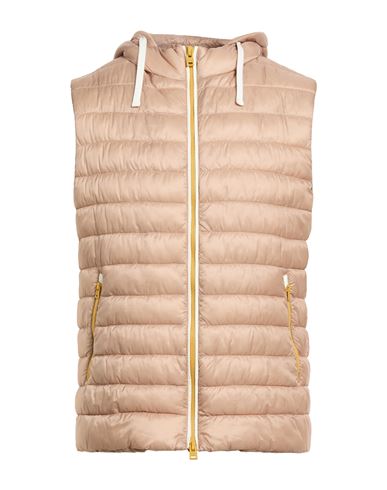 Herno Globe Man Vest Light Brown Size 44 Polyamide