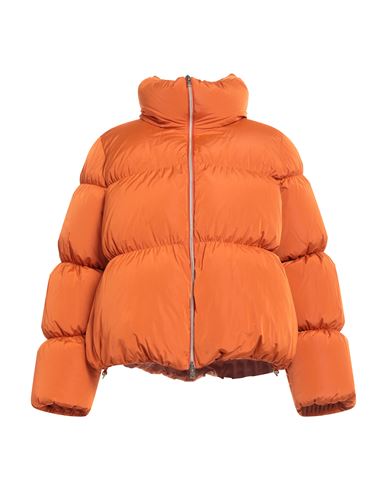 Herno Woman Puffer Orange Size 4 Polyester