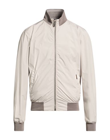 Moorer Man Jacket Light Grey Size 38 Polyester In Multi