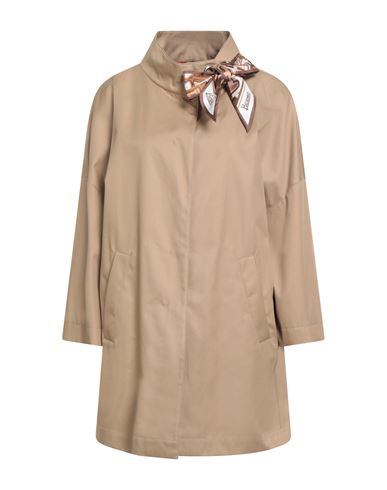 Herno Rain Collection Woman Overcoat & Trench Coat Beige Size 16 Cotton In Gold