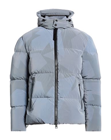 Herno Laminar Man Puffer Grey Size 40 Polyamide, Polyurethane In Blue