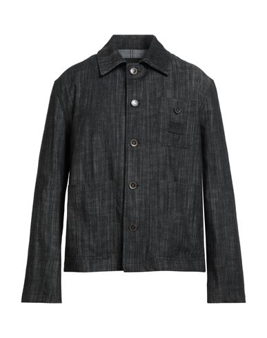 Gaelle Paris Gaëlle Paris Homme Man Denim Outerwear Black Size 40 Cotton, Ceramic Polyester Thread, Elastane In Multi