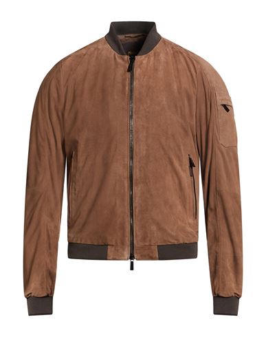 Moorer Man Jacket Brown Size 42 Leather