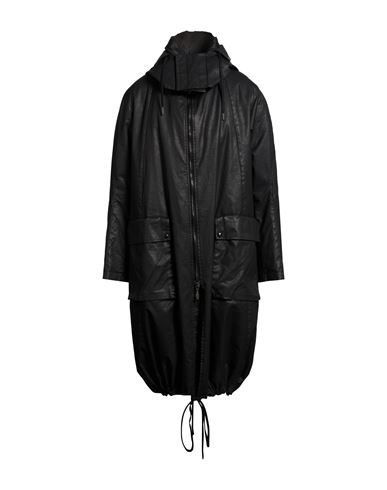 Masnada Man Coat Black Size 42 Cotton, Elastane