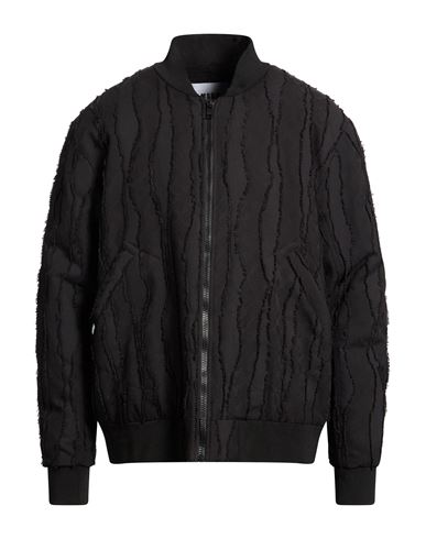 Msgm Man Jacket Black Size 38 Cotton