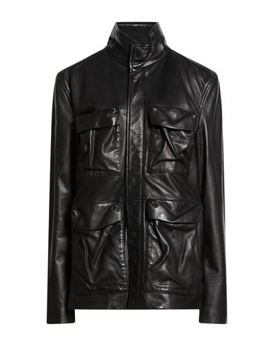 Diesel Woman Jacket Black Size 14 Lambskin