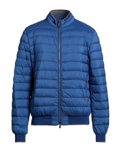 Moorer Man Puffer Blue Size 44 Polyamide, Polyurethane