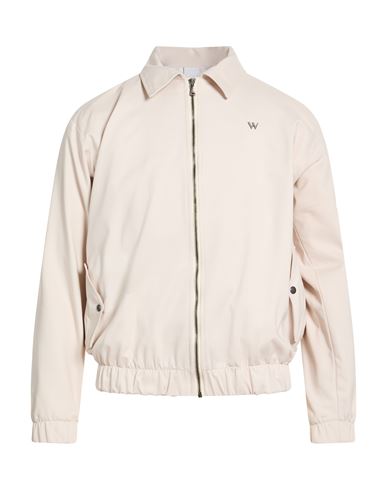 Why Not Brand Man Jacket Off White Size Xl Cotton, Nylon, Elastane In Neutral