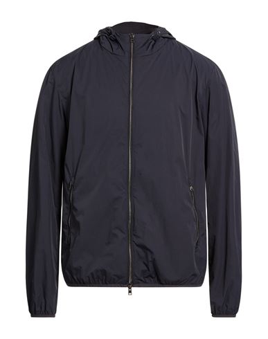 Herno Man Jacket Navy Size 46 Polyamide, Elastane In Blue