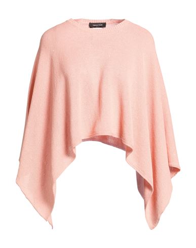 Fabiana Filippi Woman Cape Pink Size Onesize Cotton, Linen, Polyester