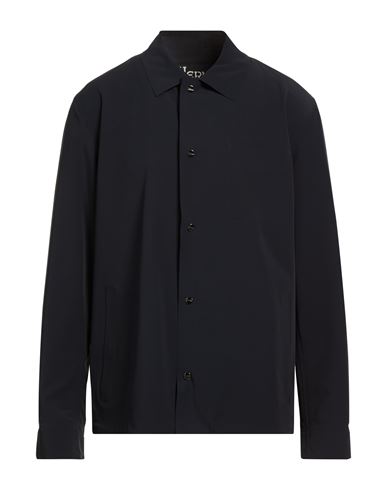 Herno Man Jacket Navy Size 44 Polyamide, Elastane In Blue